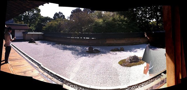 Японский сад 15 камней