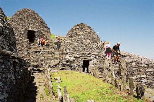 Ирландский монастырь на острове-скале