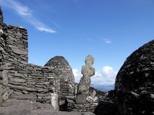 Ирландский монастырь на острове-скале