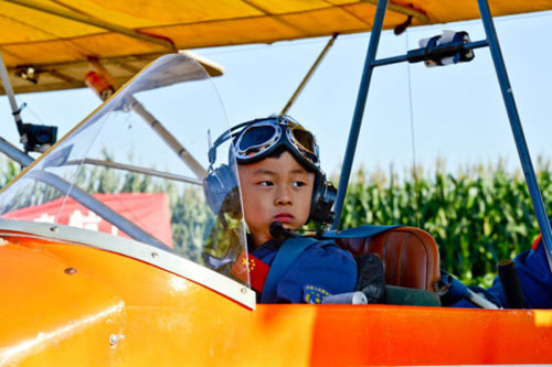 Самый юный пилот в мире